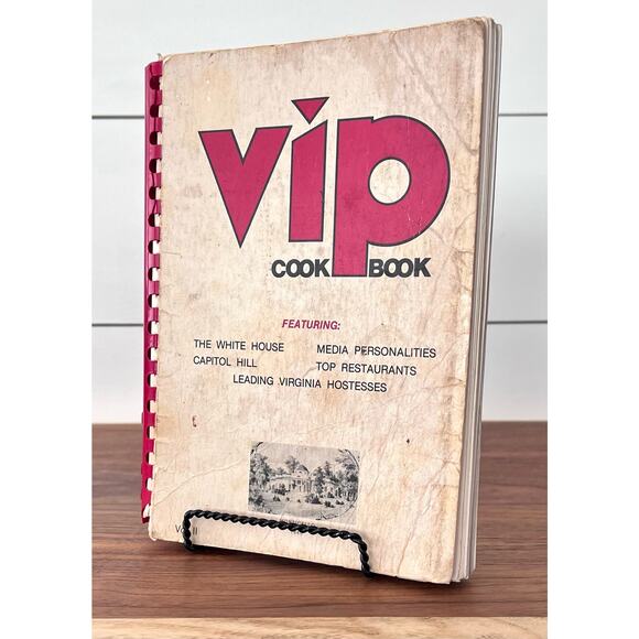 VIP Cookbook Volume II White House Capitol Hill Celebrities Vintage Recipes - Picture 2 of 12
